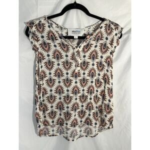 Alice Blue Women’s Ivory Sleeveless Top S